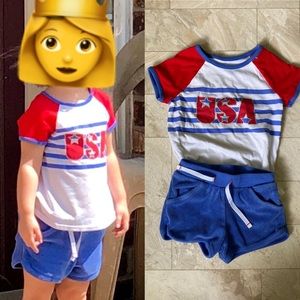 3T Patriotic Toddler Outfit 🇺🇸